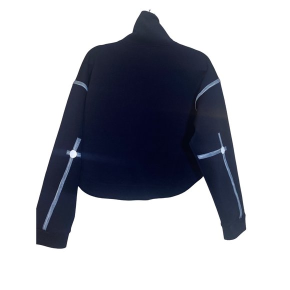 Nike Womens Tech Pack 1/4-zip Fleece Training Pullover Blackened Blue M - Picture 8 of 16